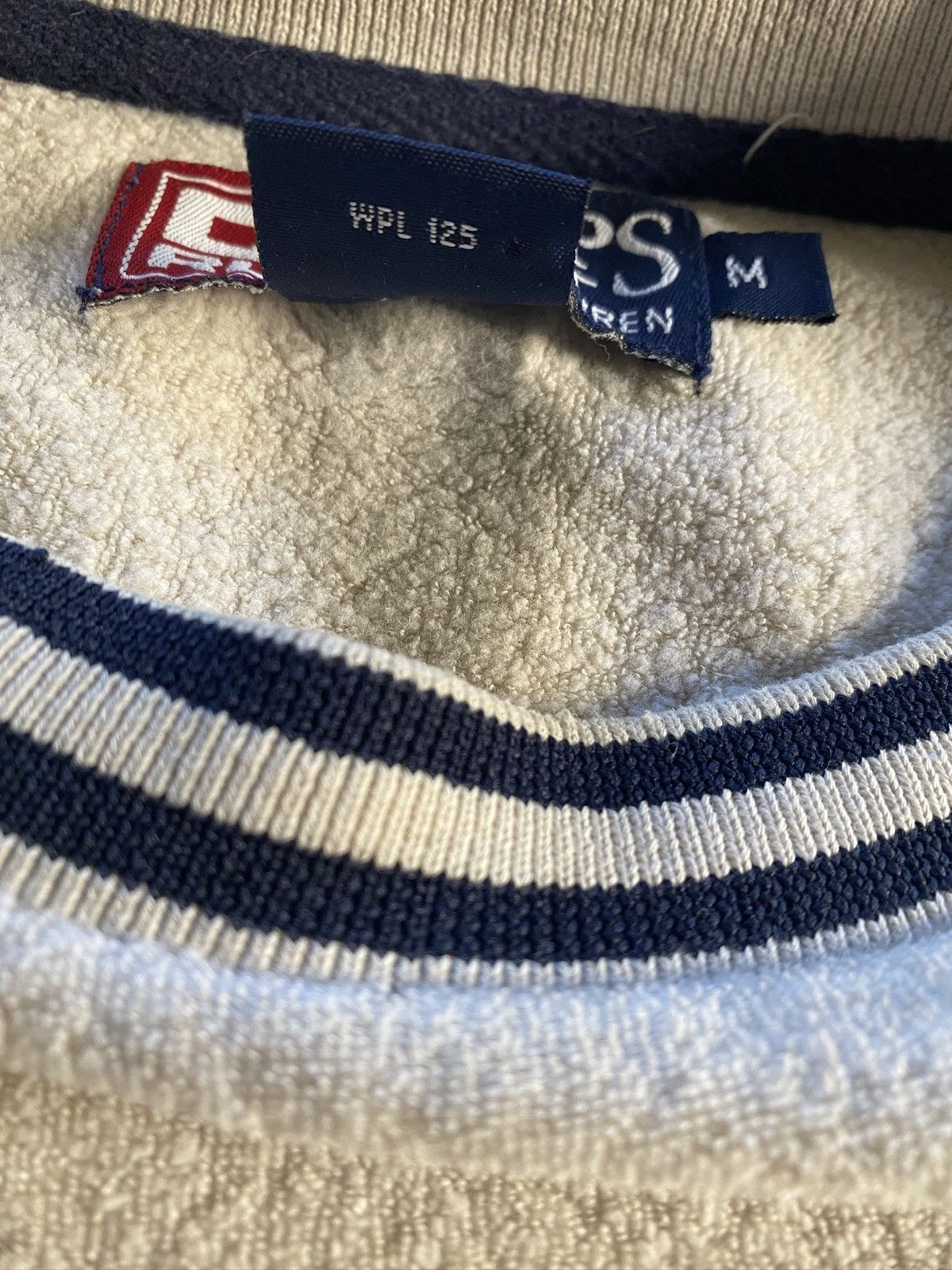 Chaps Ralph Lauren × Vintage Vintage 90’s Chaps Inside Out Style Crewneck Sweatshirt Size US M / EU 48-50 / 2 - 8 Thumbnail
