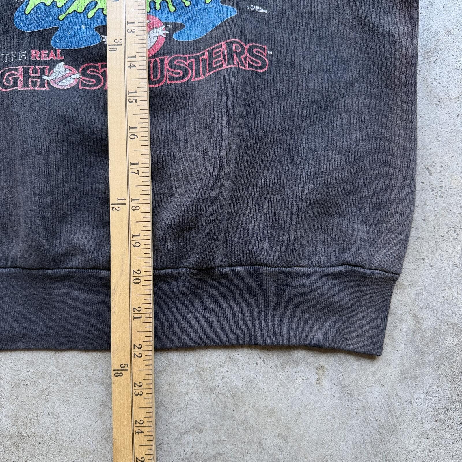Other Vintage 80s Ghostbusters Slimer Sun Faded black Crewneck XS Size XS / US 0-2 / IT 36-38 - 7 Thumbnail