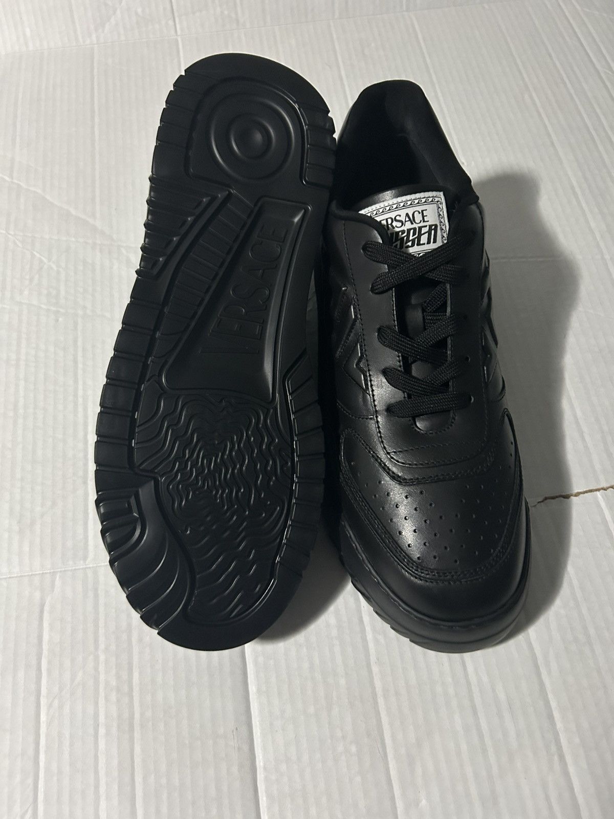 Versace Versace Greca Odissea Black Sneakers Men’s 14 US / 47 EU New Size US 14 / EU 47 - 2 Thumbnail