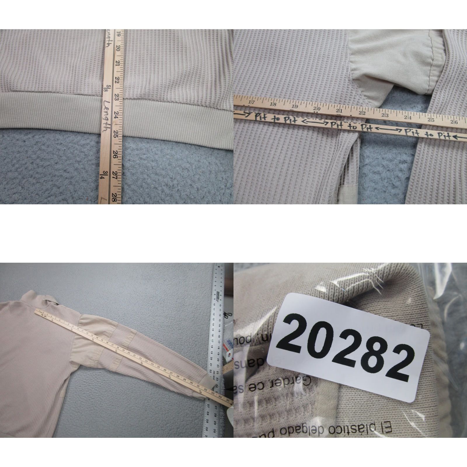 Vintage VINTAGE Envoy Sweater Mens XL Textured Knit Waffle Pullover Banlon 90s Beige Collared Knit Shirt-StylePullover Mens XL Beige 90s Size US XL / EU 56 / 4 - 8 Thumbnail