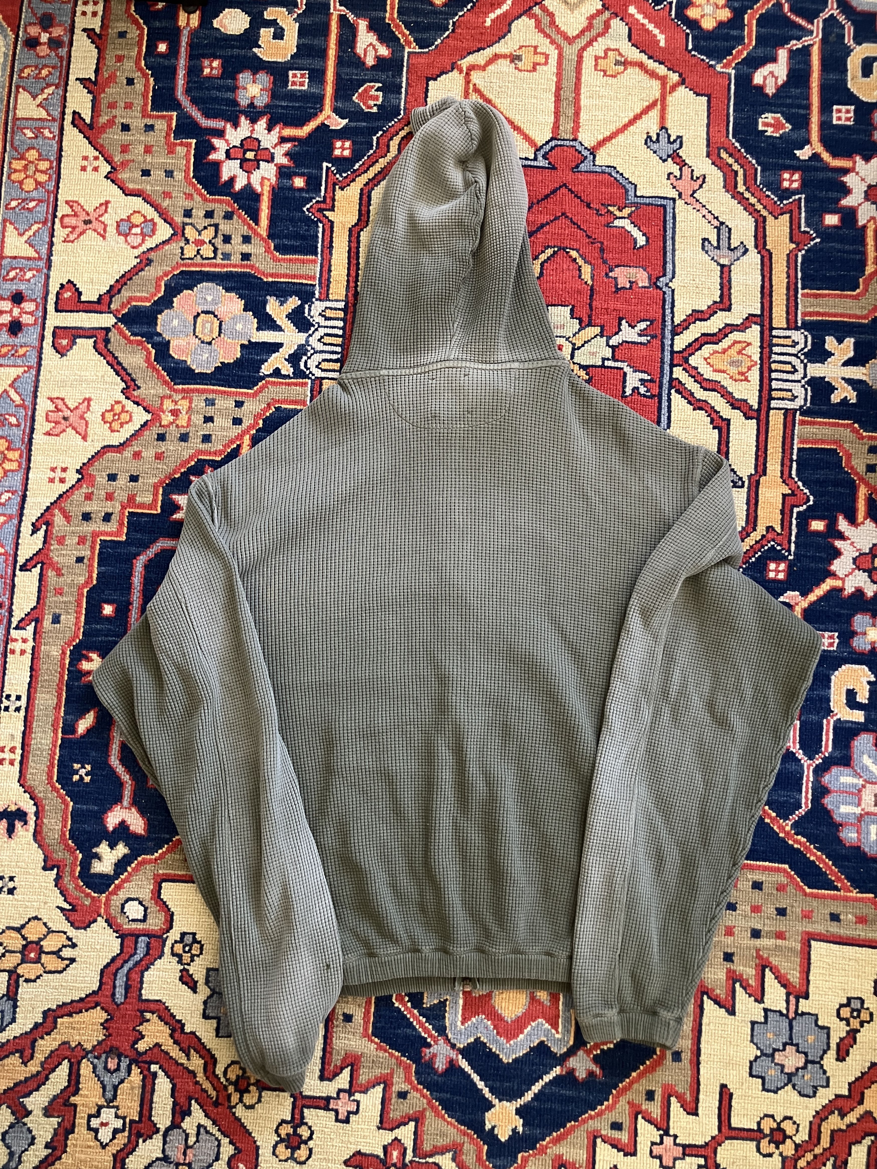ROA ROA Bee Sun Faded Organic Waffle Zip Up Hoodie Size US M / EU 48-50 / 2 - 2 Thumbnail