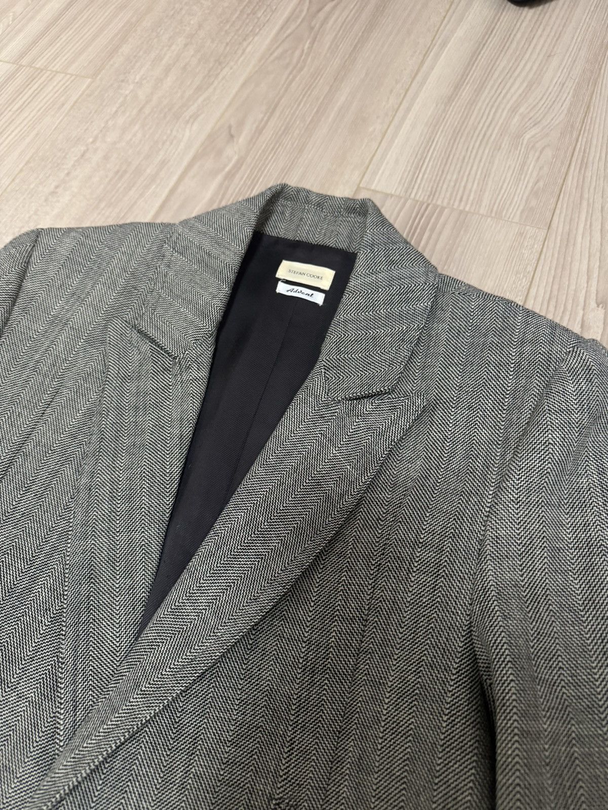 Stefan Cooke Stefen Cooke SS21 Tweed tailored jacket Size US S / EU 44-46 / 1 - 9 Thumbnail