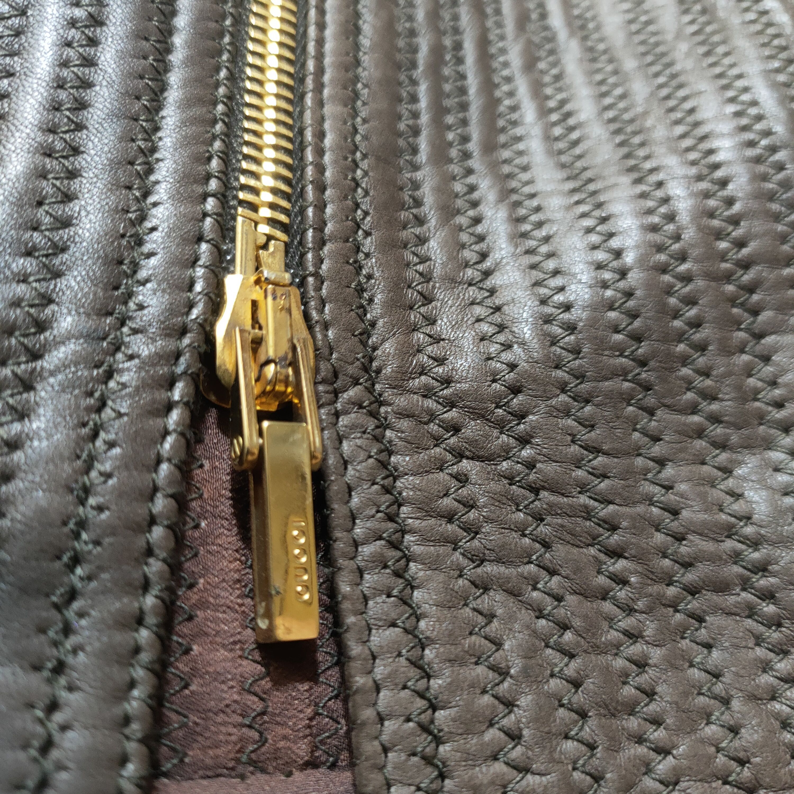 Gucci × Vintage Gucci Stitched Leather Jacket Size S / US 4 / IT 40 - 7 Thumbnail