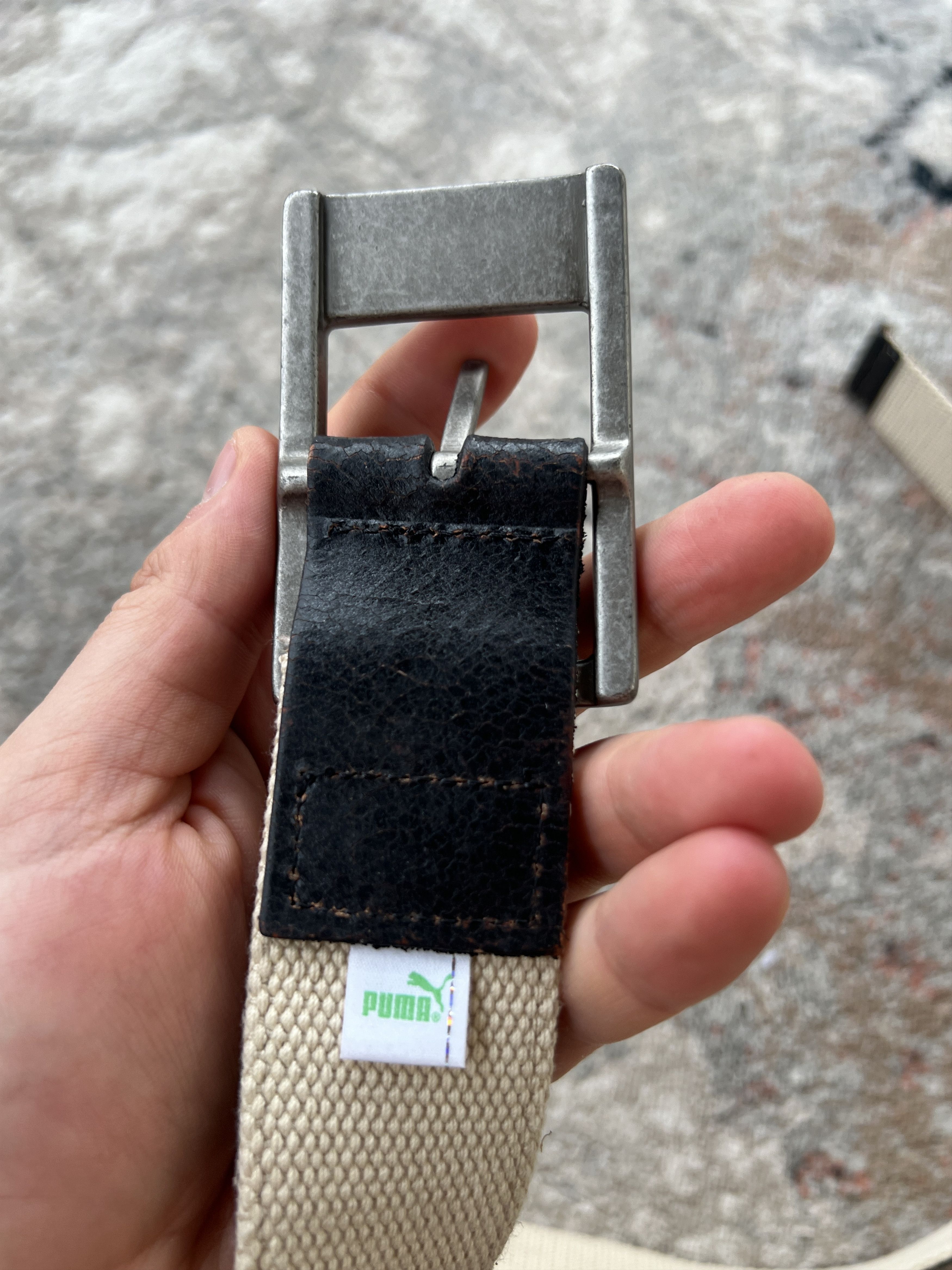 Leather Puma Leather Belt Size ONE SIZE - 2 Thumbnail