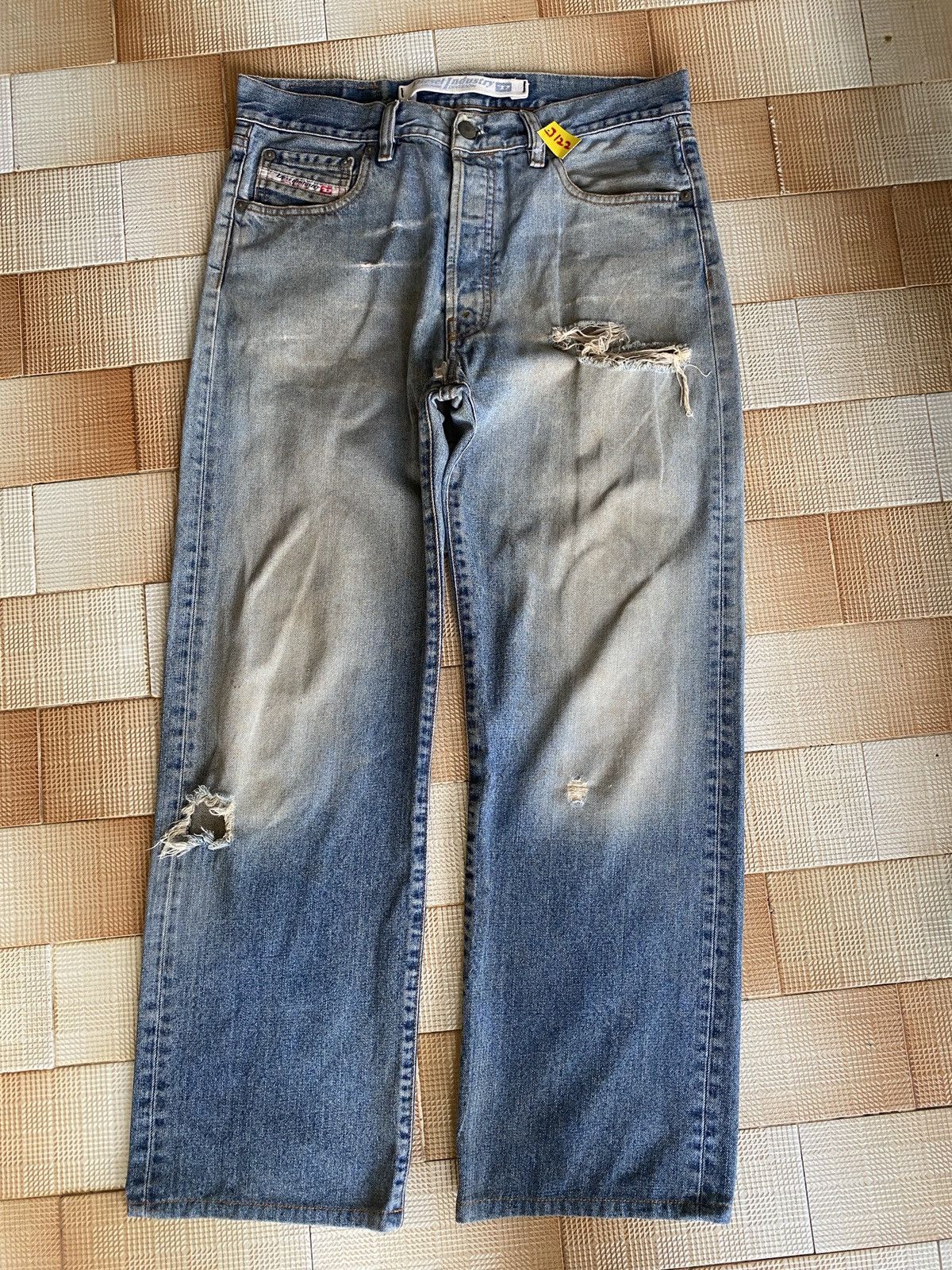 Diesel × If Six Was Nine Vintage diesel industry straight cut denim Size US 32 / EU 48 - 2 Thumbnail