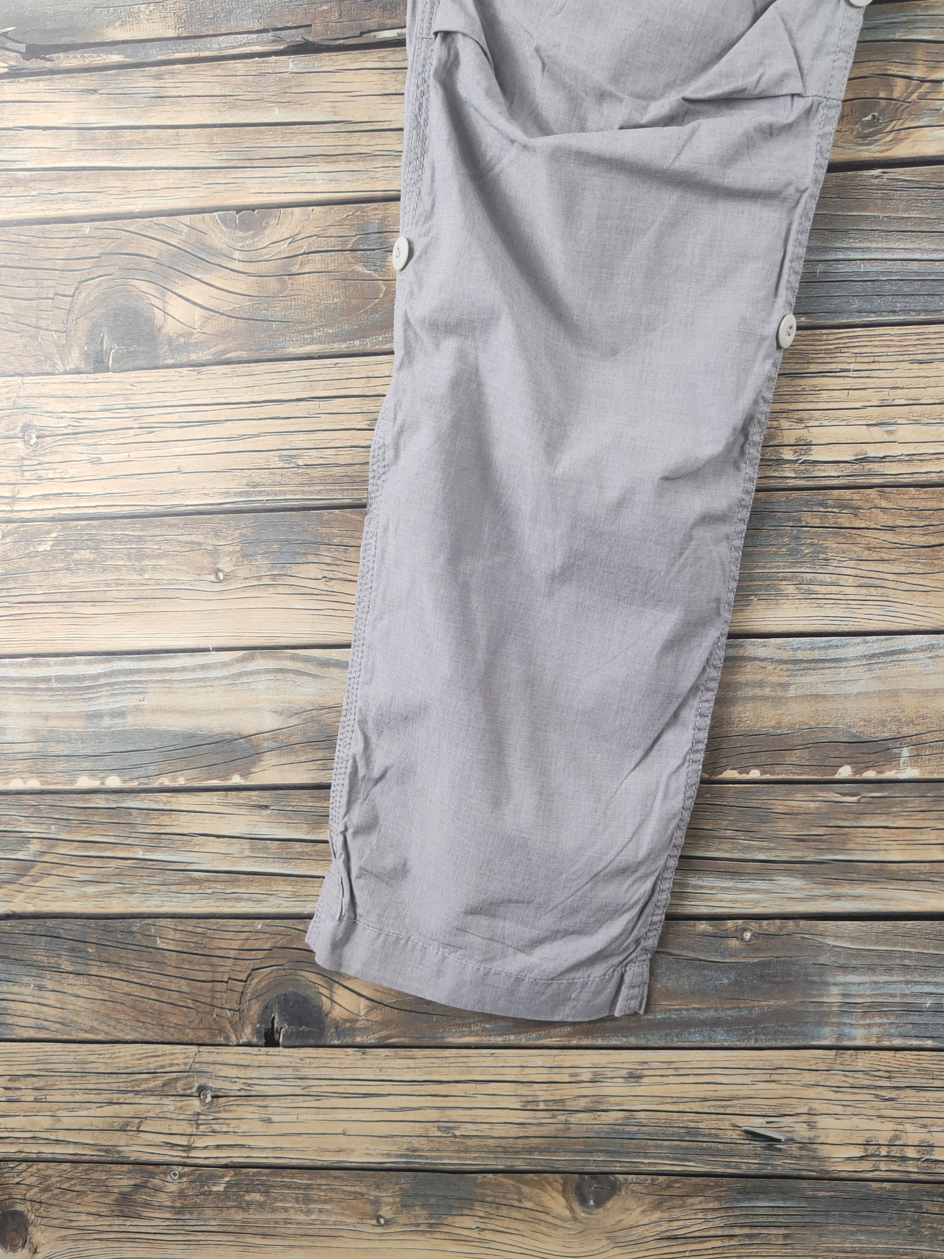 Japanese Brand DL Back Number Gray Multipocket Tactical Cargo Pants #1936 Size US 30 / EU 46 - 4 Thumbnail