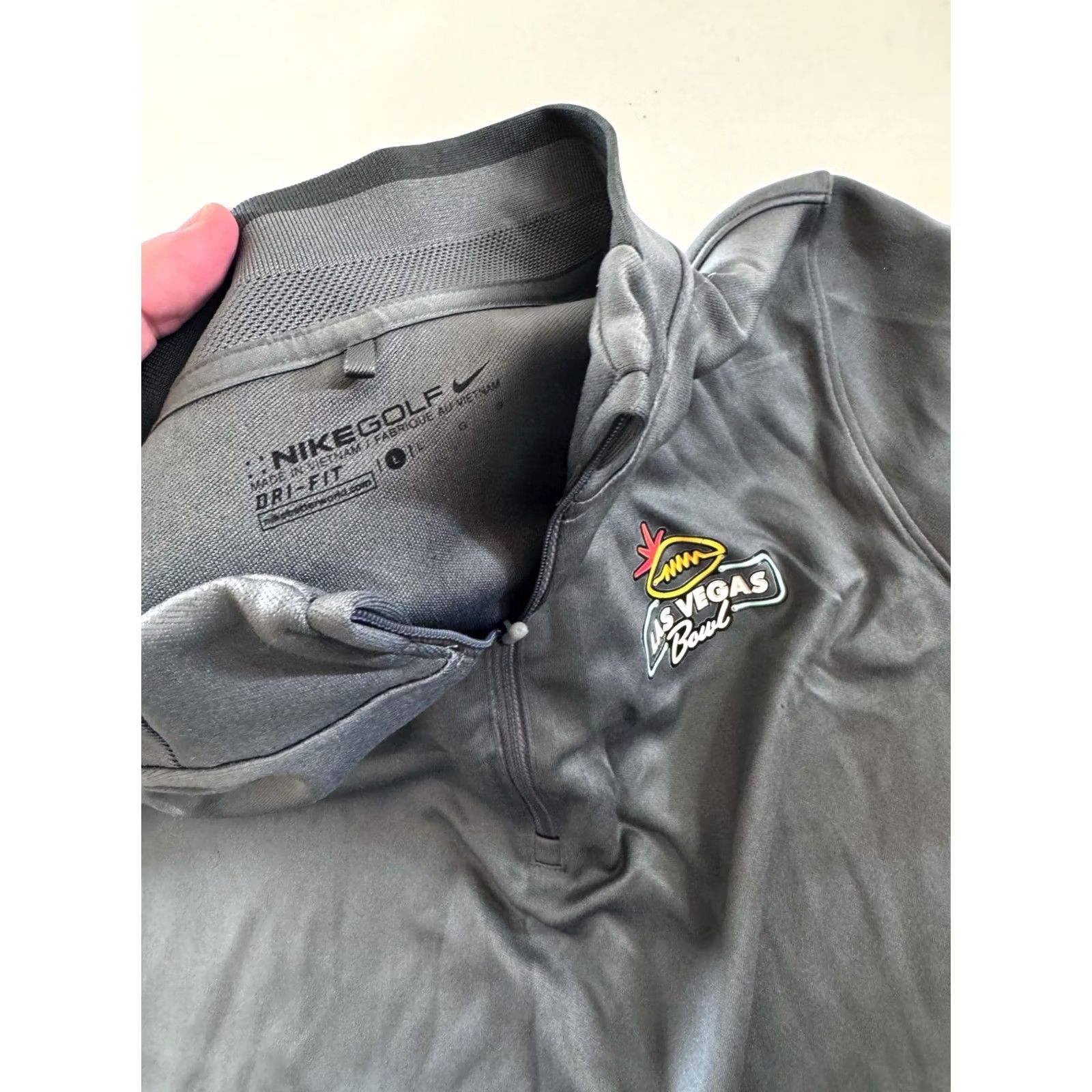 Nike Nike Golf Las Vegas Football Zippered Large L SWEATER Men Sharp Size US L / EU 52-54 / 3 - 7 Thumbnail