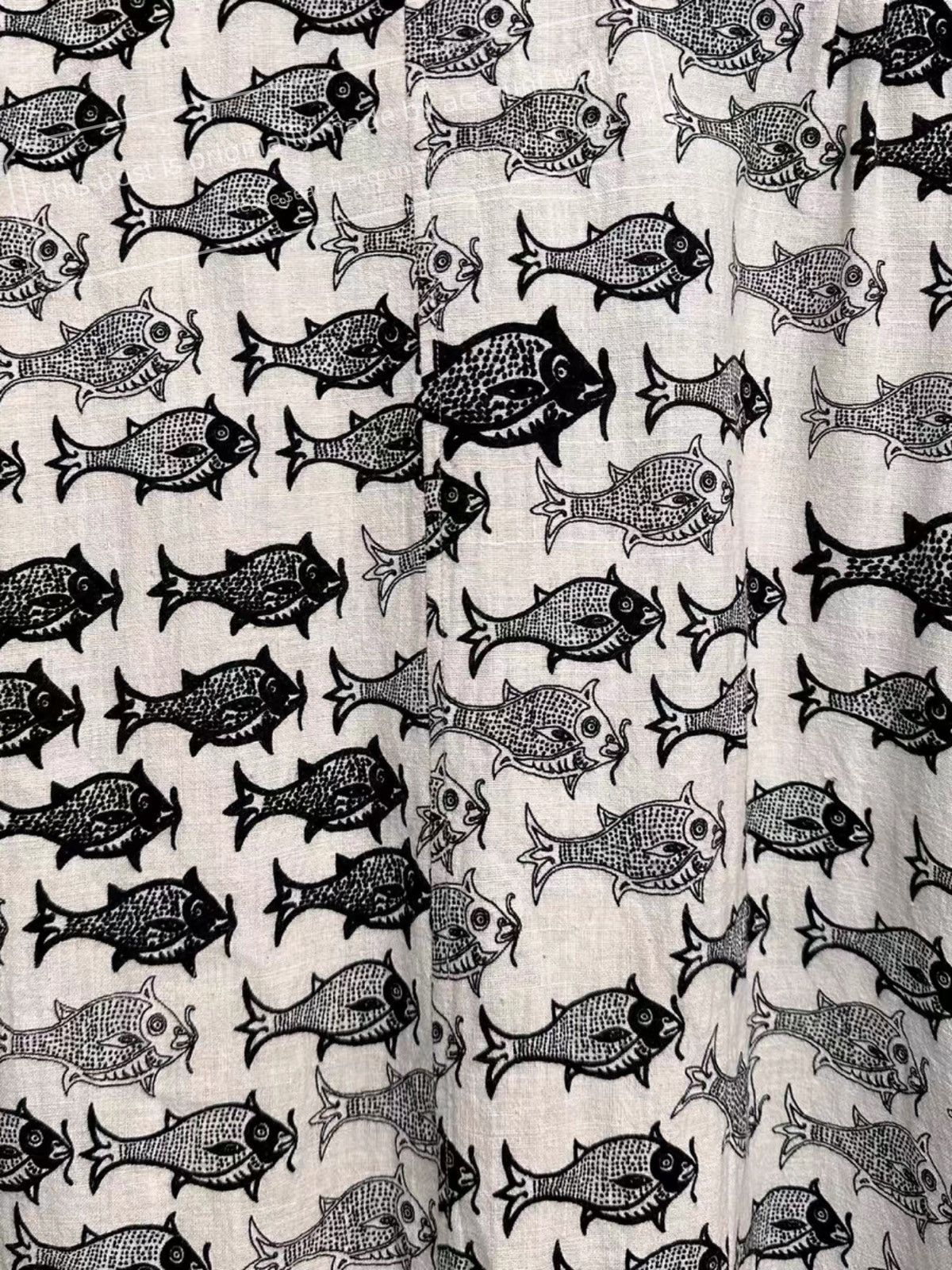 John Alexander Skelton Sz L John Alexander Skelton 21AW Fish Print Shirt mo.jos25 Size US L / EU 52-54 / 3 - 4 Thumbnail