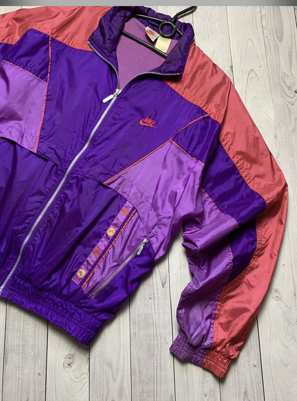 Nike × Vintage Vintage Nike track suit jacket pants size L rare Size US L / EU 52-54 / 3 - 3 Thumbnail