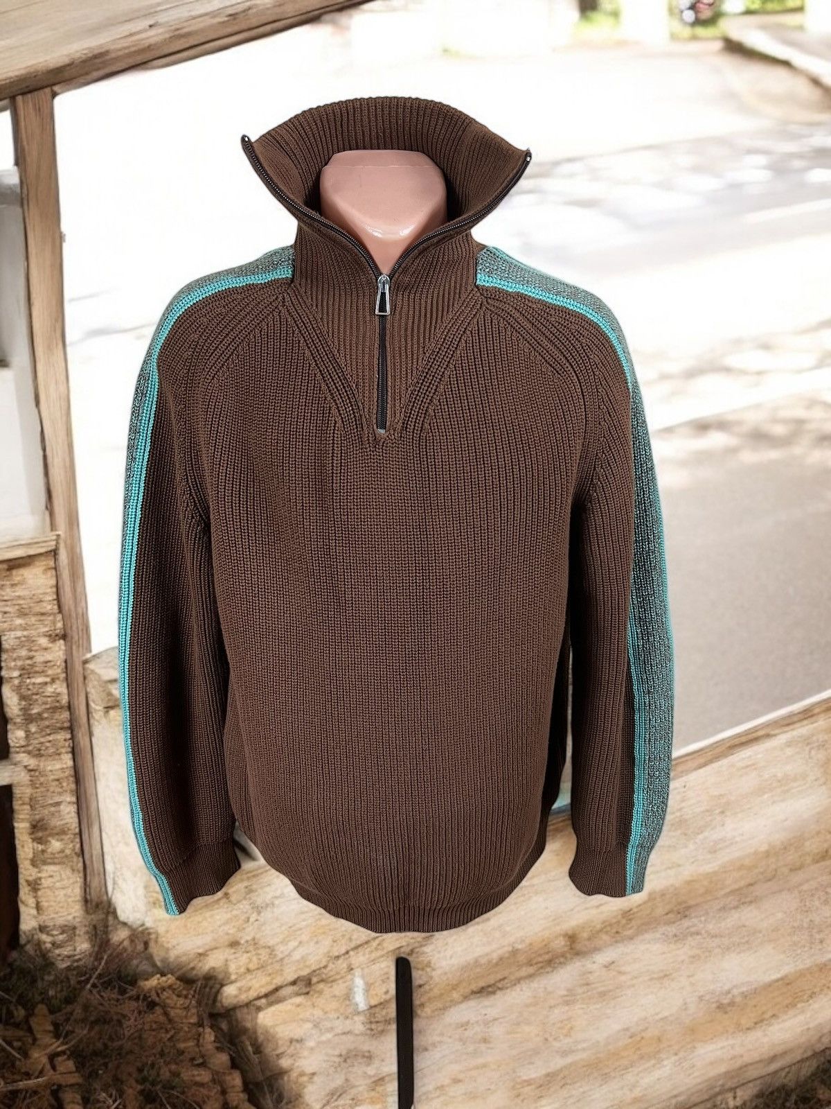 Paul Smith Paul Smith Rib Neck Pullover size M Size US M / EU 48-50 / 2 - 1 Thumbnail