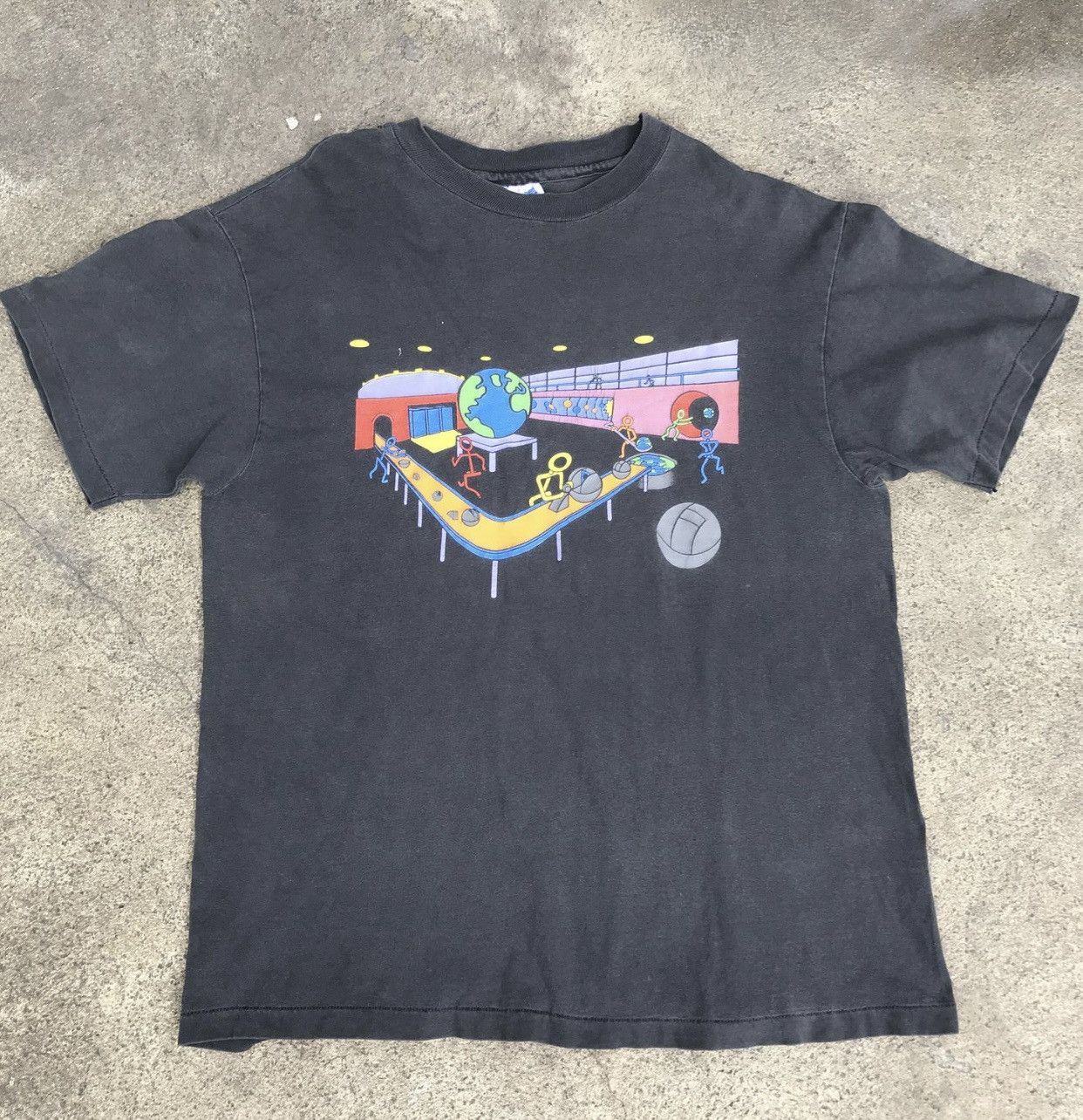 Band Tees Vintage 90s The Chick Corea Electric Band Tour Tee Jazz Size US L / EU 52-54 / 3 - 2 Thumbnail