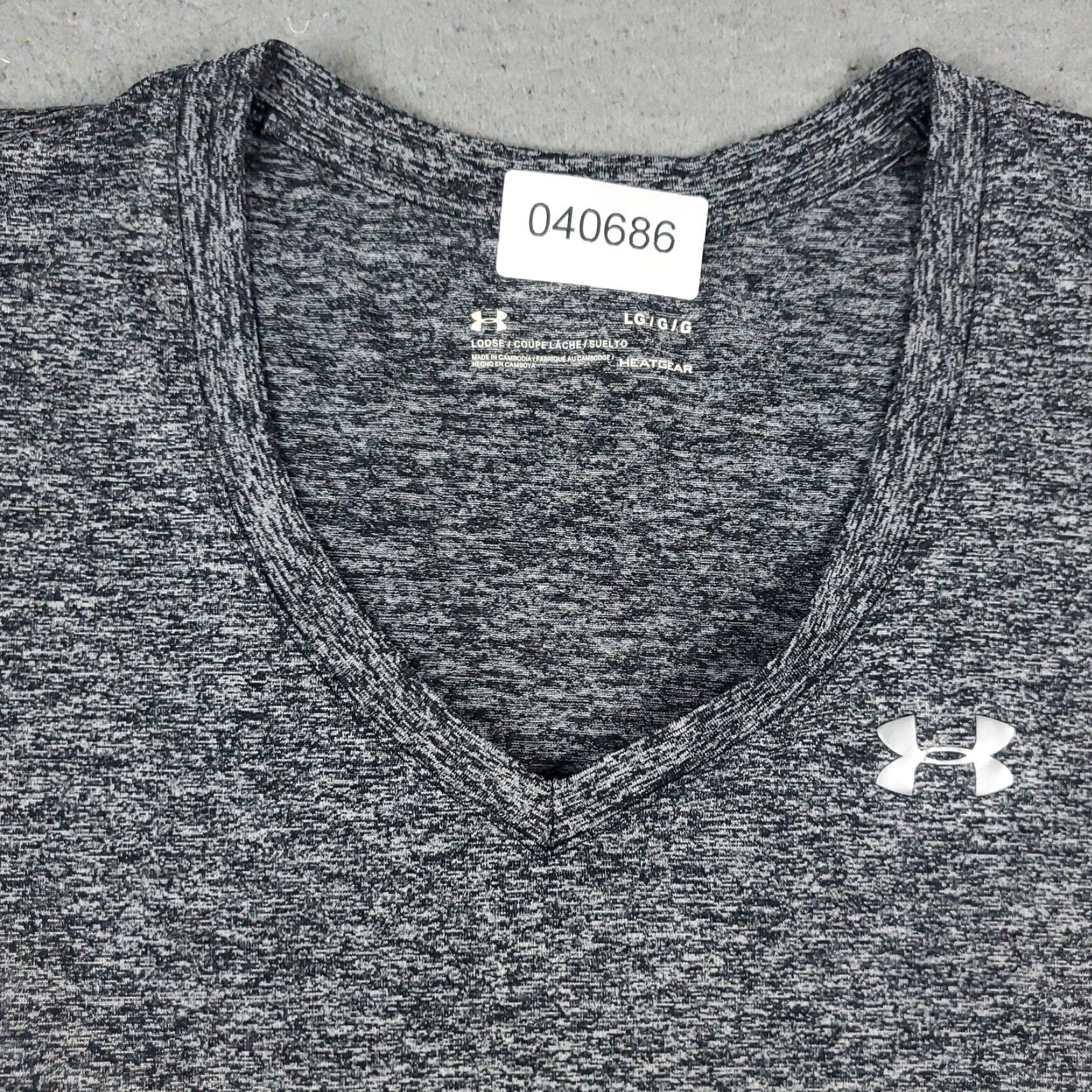 Under Armour Under Armour Womens T-Shirt Large Gray Active Short Sleeve Gym Outdoor Size L / US 10 / IT 46 - 2 Thumbnail