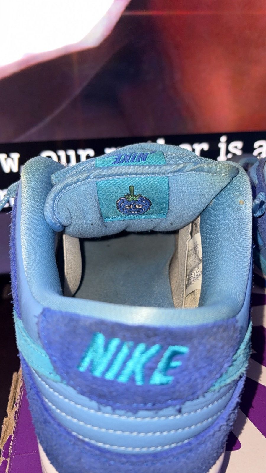 Nike SB Nike SB dunk low Blue Raspberry size 13 Size US 12 / EU 45 - 6 Thumbnail