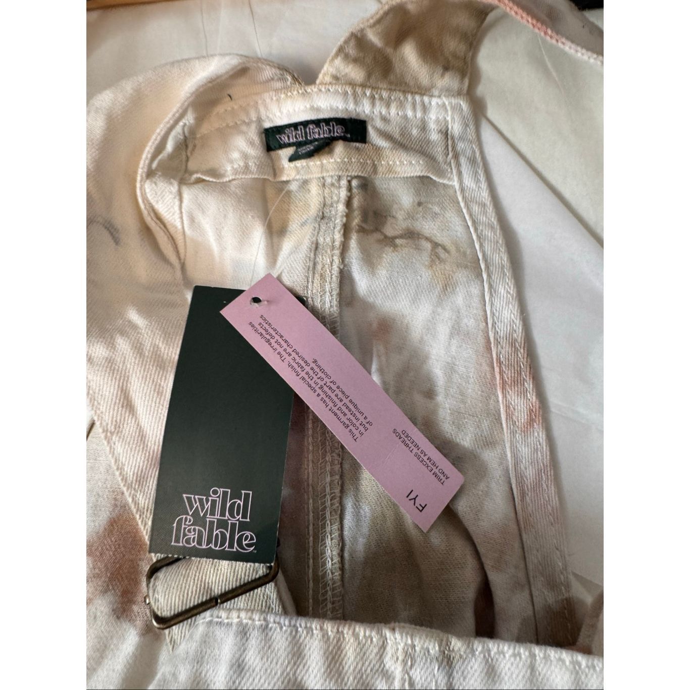 Other Wild Fable Tie Dye Overall Dress XXL – Adjustable Straps NWT Size XXL / US 16-18 / IT 52-54 - 2 Thumbnail