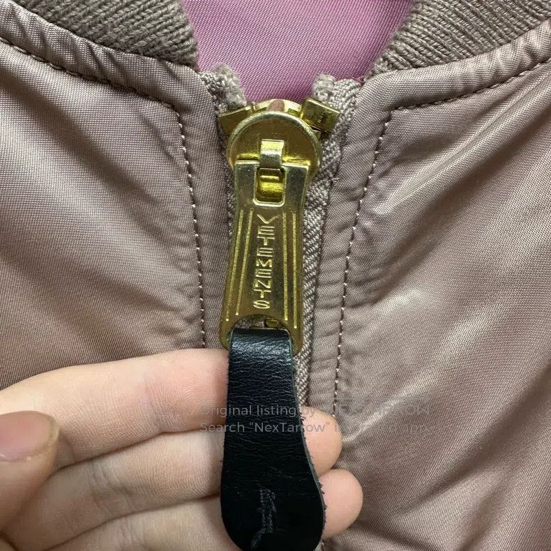 Vetements Vetements Beige Pilot Jacket Size US XS / EU 42 / 0 - 7 Thumbnail