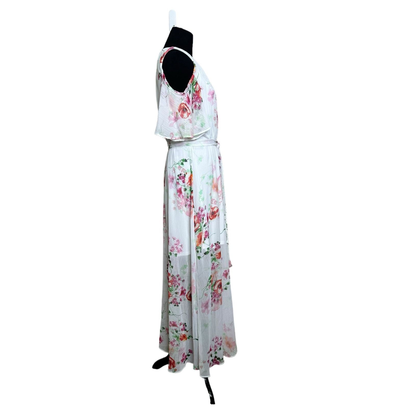 Calvin Klein Calvin Klein floral print cold shoulder maxi dress size 4 Size S / US 4 / IT 40 - 7 Thumbnail