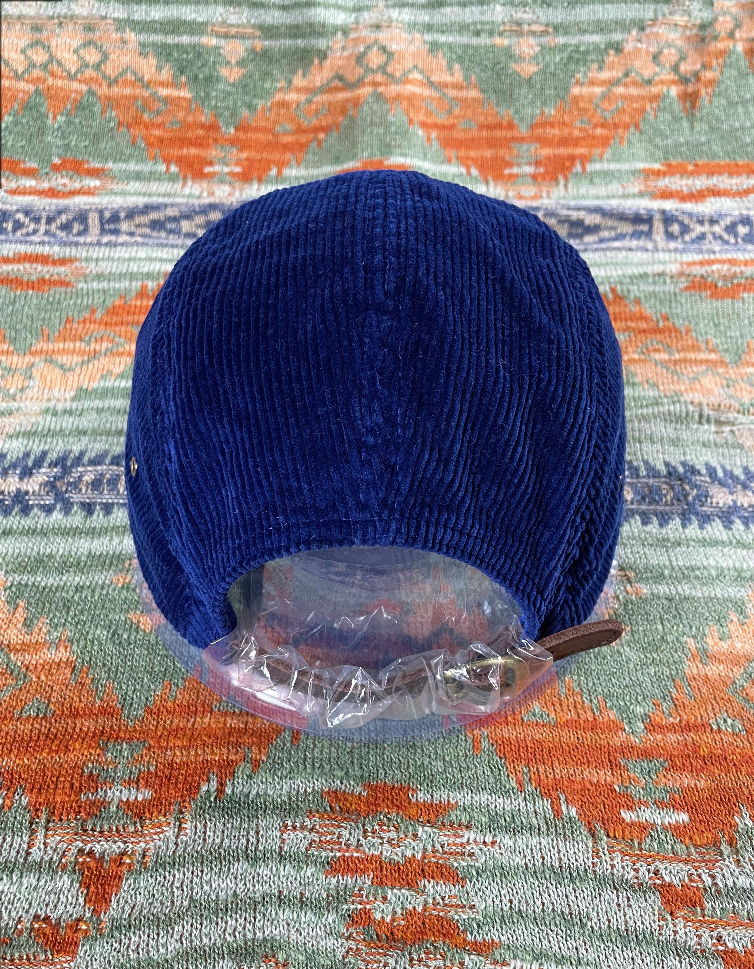 Polo Ralph Lauren Polo Ralph Lauren Corduroy 5 Panel Leather Baseball Cap Hat Size ONE SIZE - 4 Thumbnail