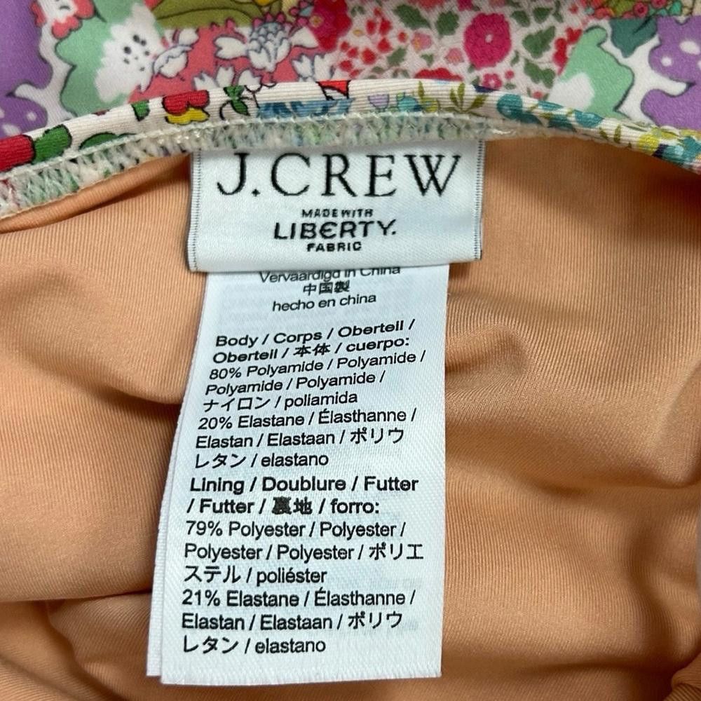 J.Crew J. Crew l Liberty Fabric Floral One Piece Swimsuit Size 2 Size ONE SIZE - 8 Thumbnail