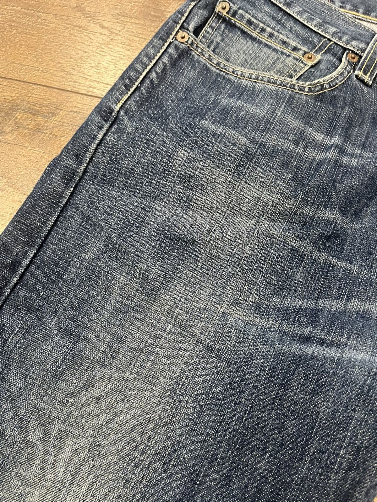 Levi's Vintage Y2k Levis 505 Blue Jeans Regular Fit - 33x30 Size US 33 - 11 Thumbnail