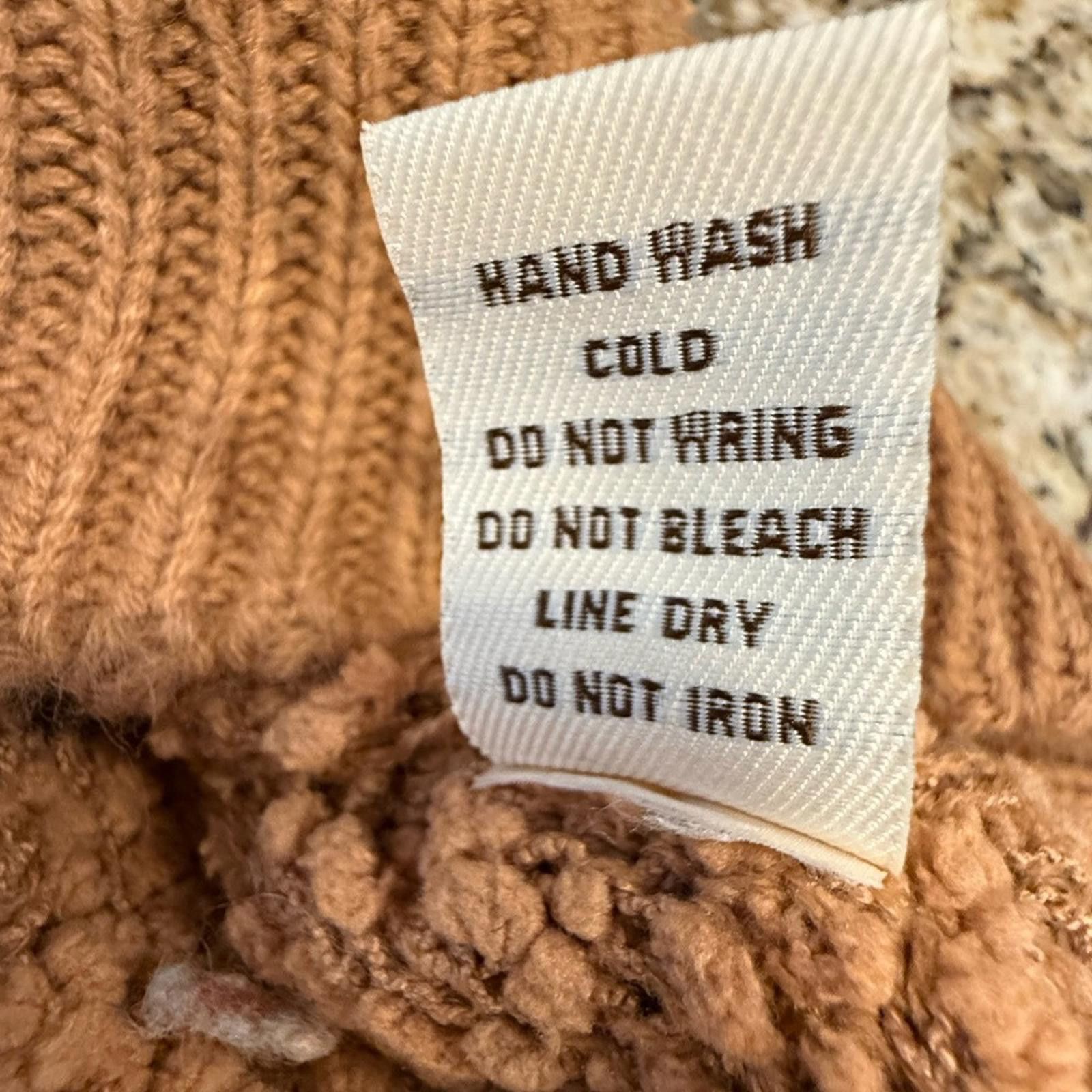Other Vintage Havana brown textured turtleneck sweater SZ LG Size L / US 10 / IT 46 - 7 Thumbnail