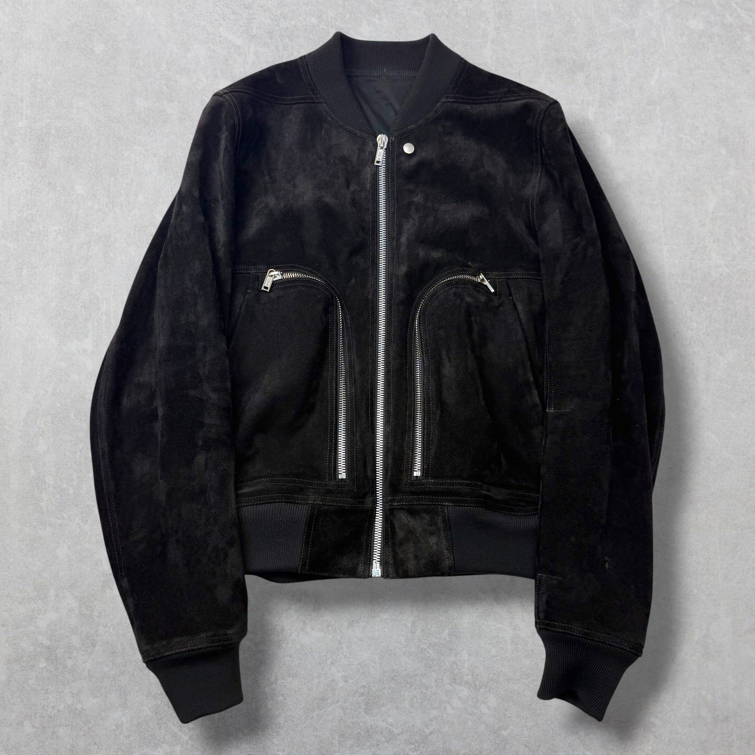 Rick Owens Rick Owens Concordians Suede Flight Jacket 50 (M) Size US M / EU 48-50 / 2 - 1 Thumbnail
