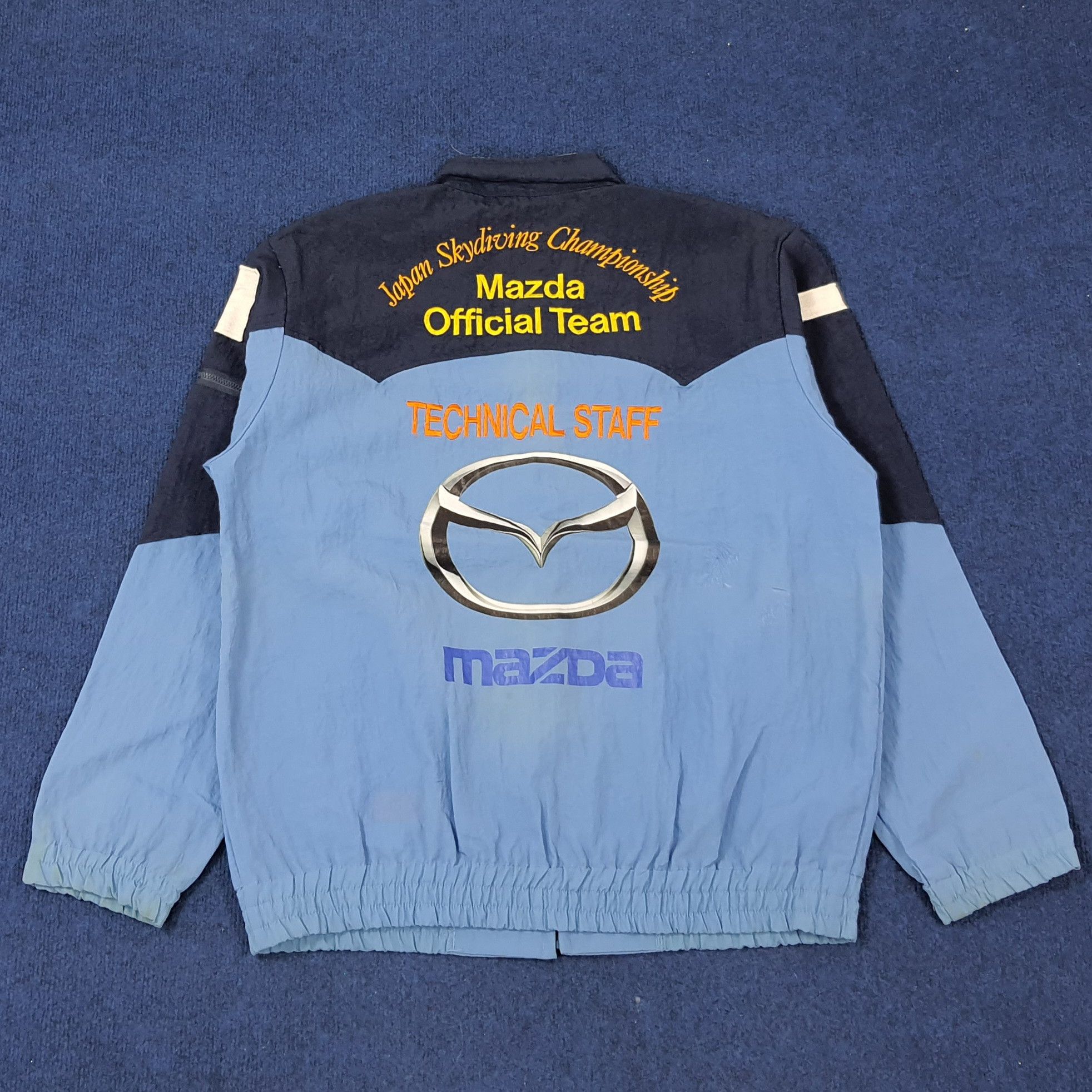 Japanese Brand × Vintage Vintage MAZDA Official Technical Staff Motorsports Jacket Size US M / EU 48-50 / 2 - 1 Thumbnail