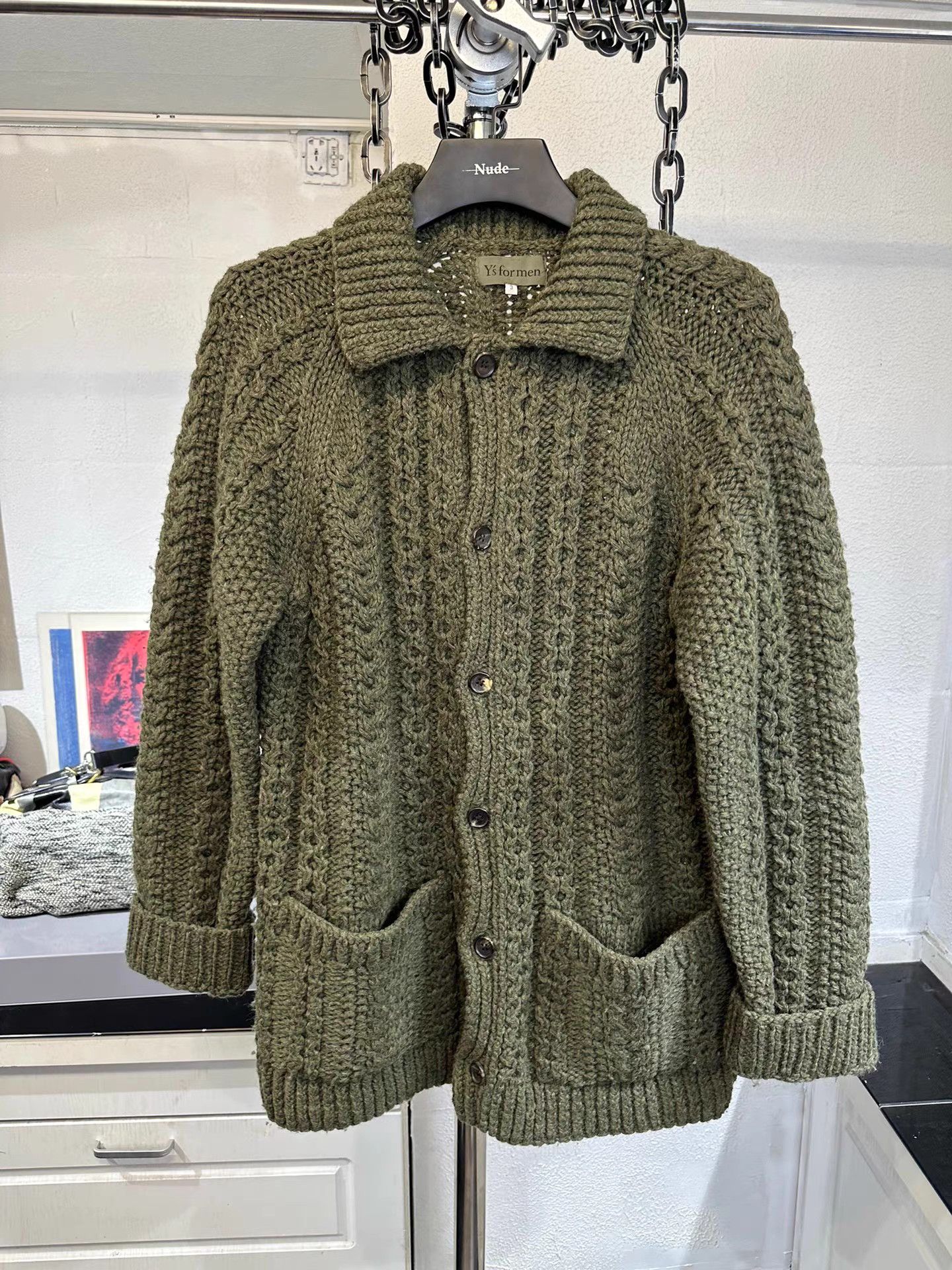 Yohji Yamamoto yohji yamamoto y's for men Knit Sweater Jacket K20 Size US L / EU 52-54 / 3 - 1 Thumbnail