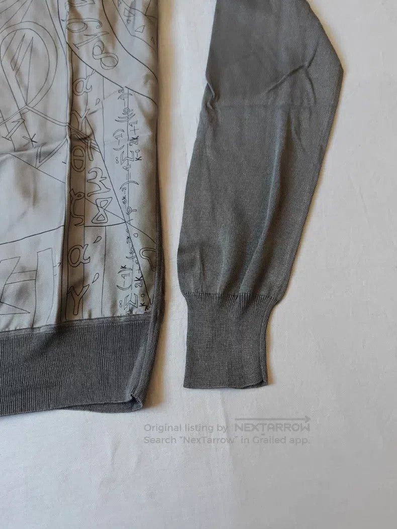 Hermes Hermes Silk cardigan knit jacket, grey, 100% mulberry silk Size US M / EU 48-50 / 2 - 6 Thumbnail