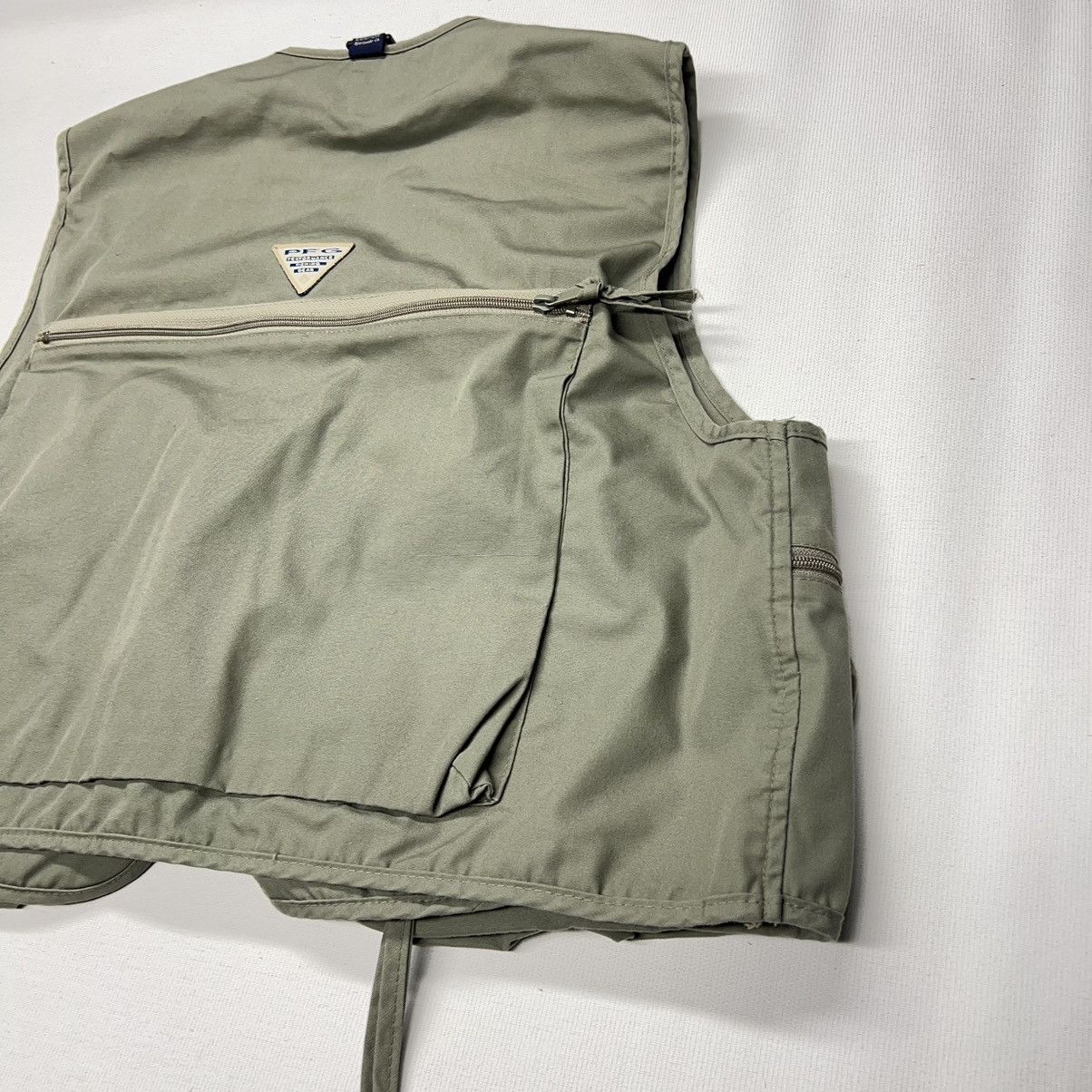 Columbia × Vintage VTG Columbia Fishing Vest Green PFG Pocket Outdoor Hunting Size US XL / EU 56 / 4 - 16 Thumbnail