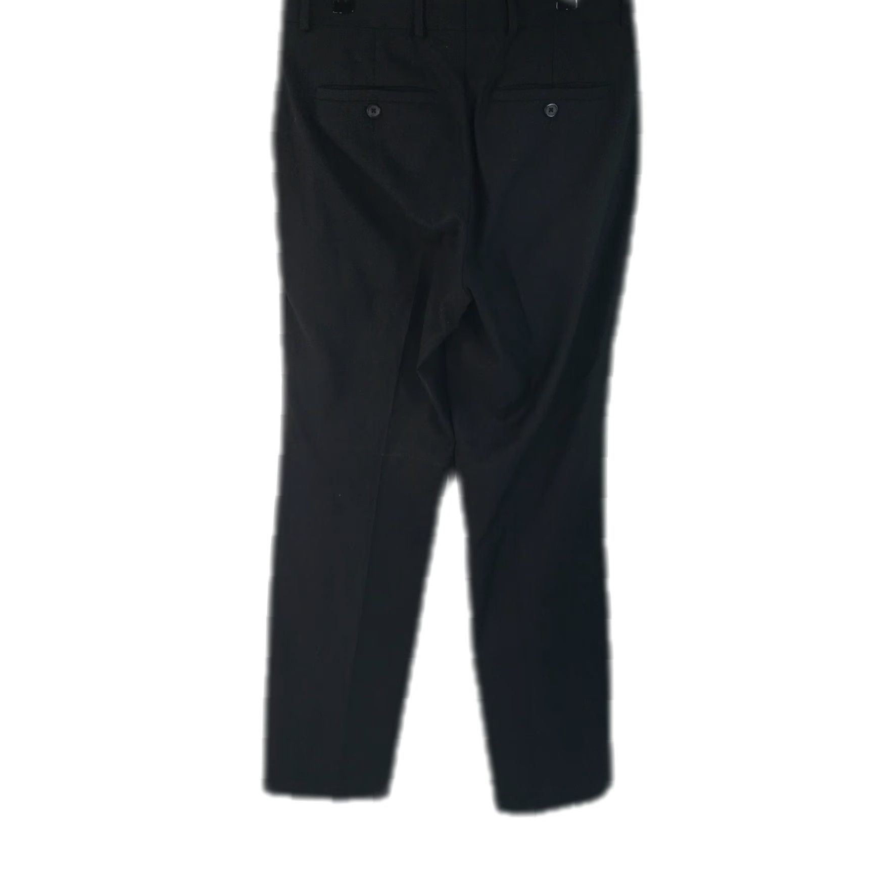 Kenneth Cole KENNETH COLE REACTION Dress Pants Mens 32 X 30 Black Straight Leg Mid Rise Shirt Size US 32 / EU 48 - 2 Thumbnail
