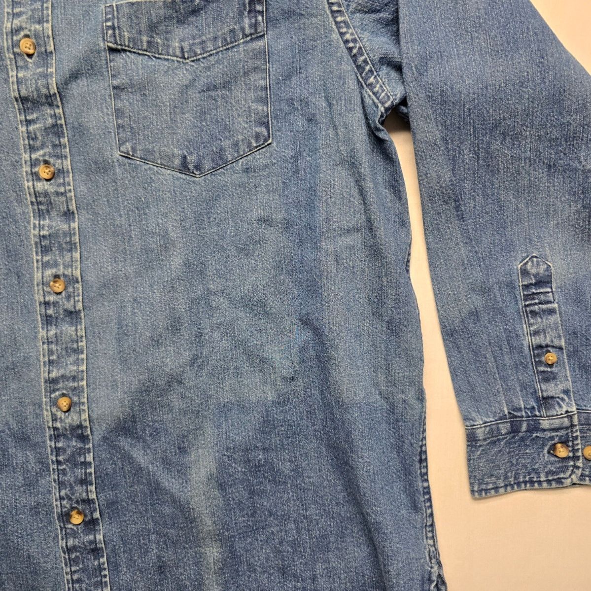 Other Gap Select Denim Shirt Yellow Taxi Cab Patch XL Button Up Size US XL / EU 56 / 4 - 2 Thumbnail