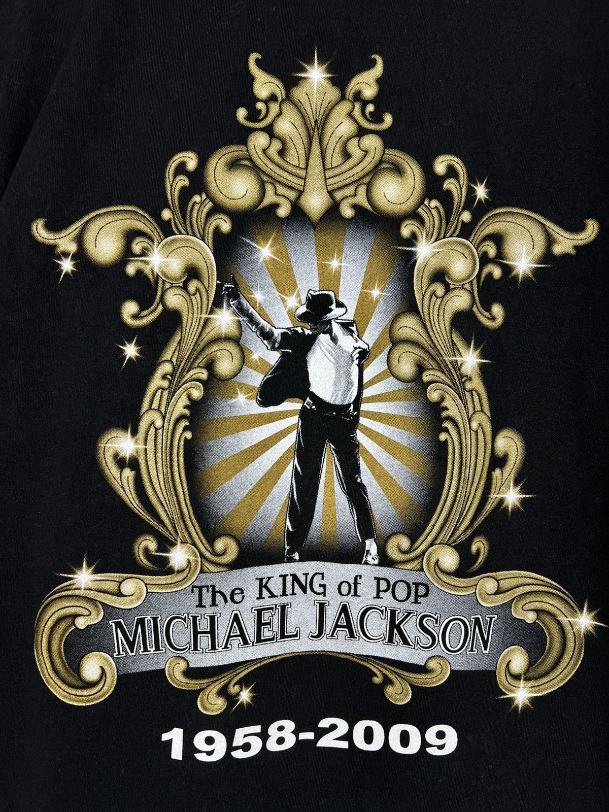 Band Tees × Michael Jackson × Vintage Rare Michael Jackson King of Pop t shirt Big logo Vintage Size US S / EU 44-46 / 1 - 5 Thumbnail
