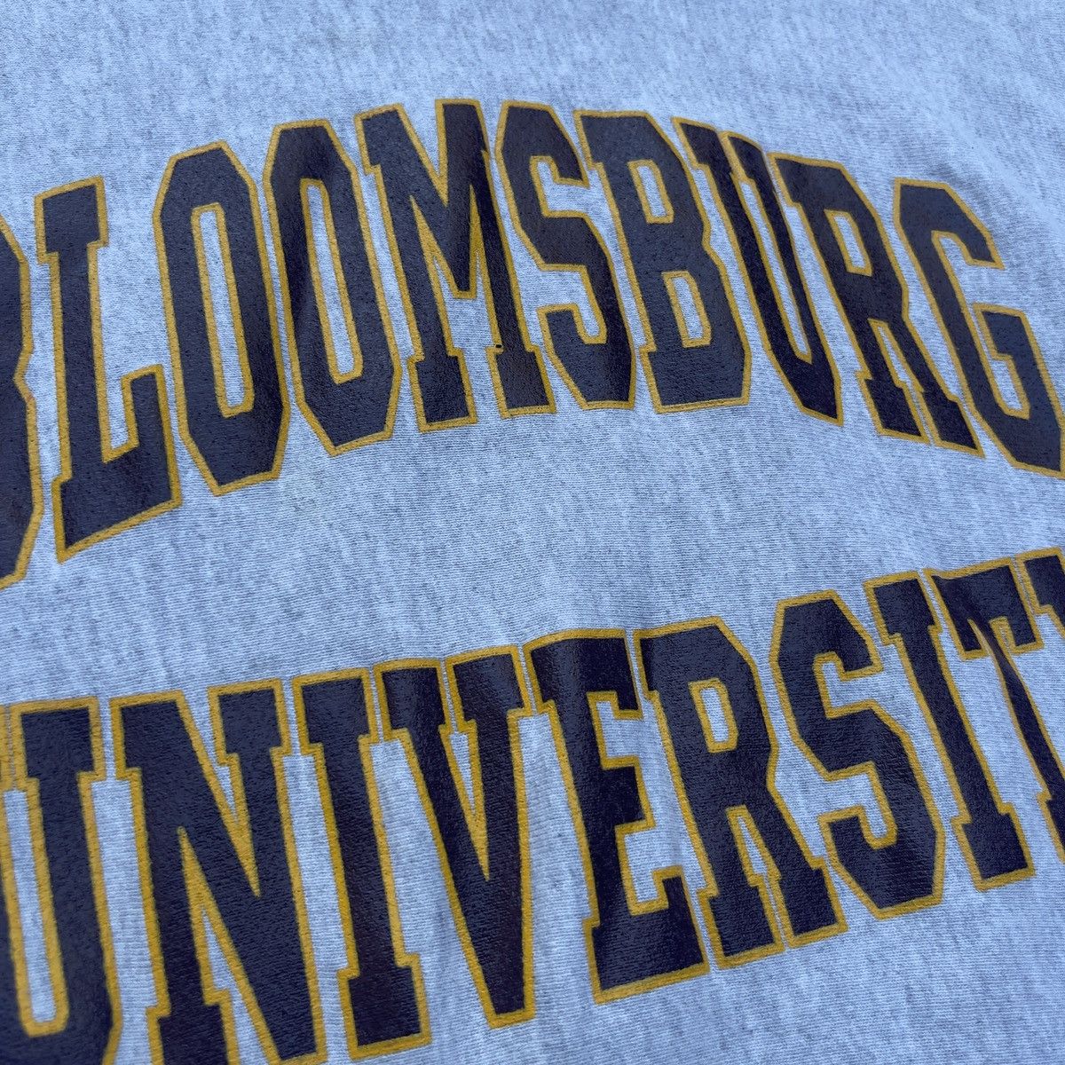 Vintage Vtg 80s BLOOMSBURG UNIVERSITY Reverse Weave Hoodie Size US XL / EU 56 / 4 - 3 Thumbnail