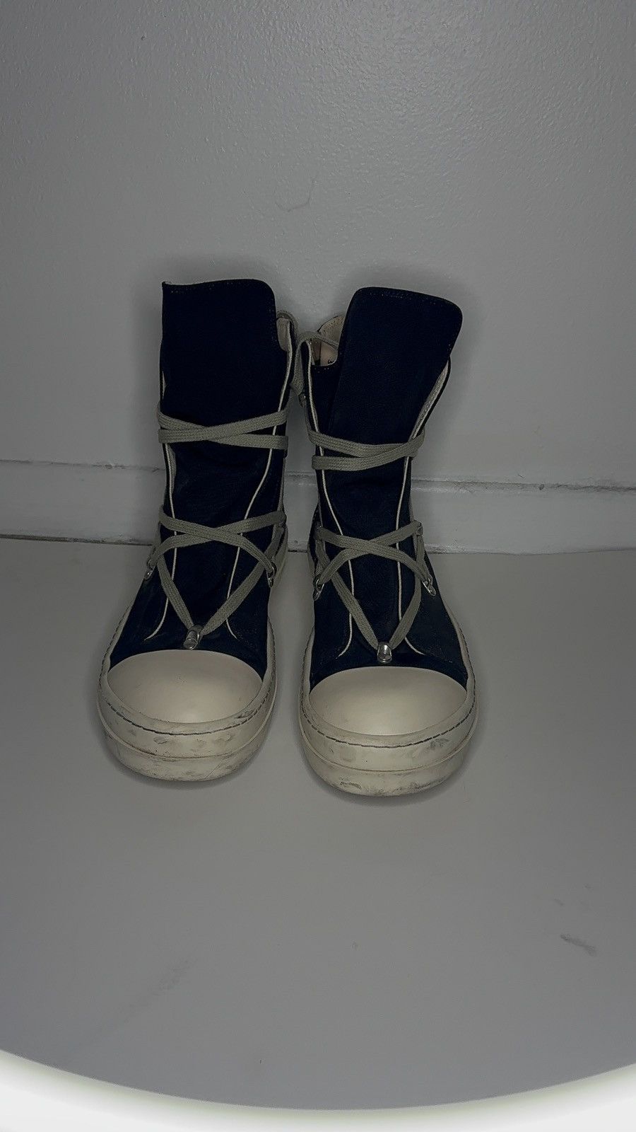 Rick Owens Rick Owens DRKSHDW Hexa High-Top Sneakers Size US 7 / EU 40 - 2 Thumbnail