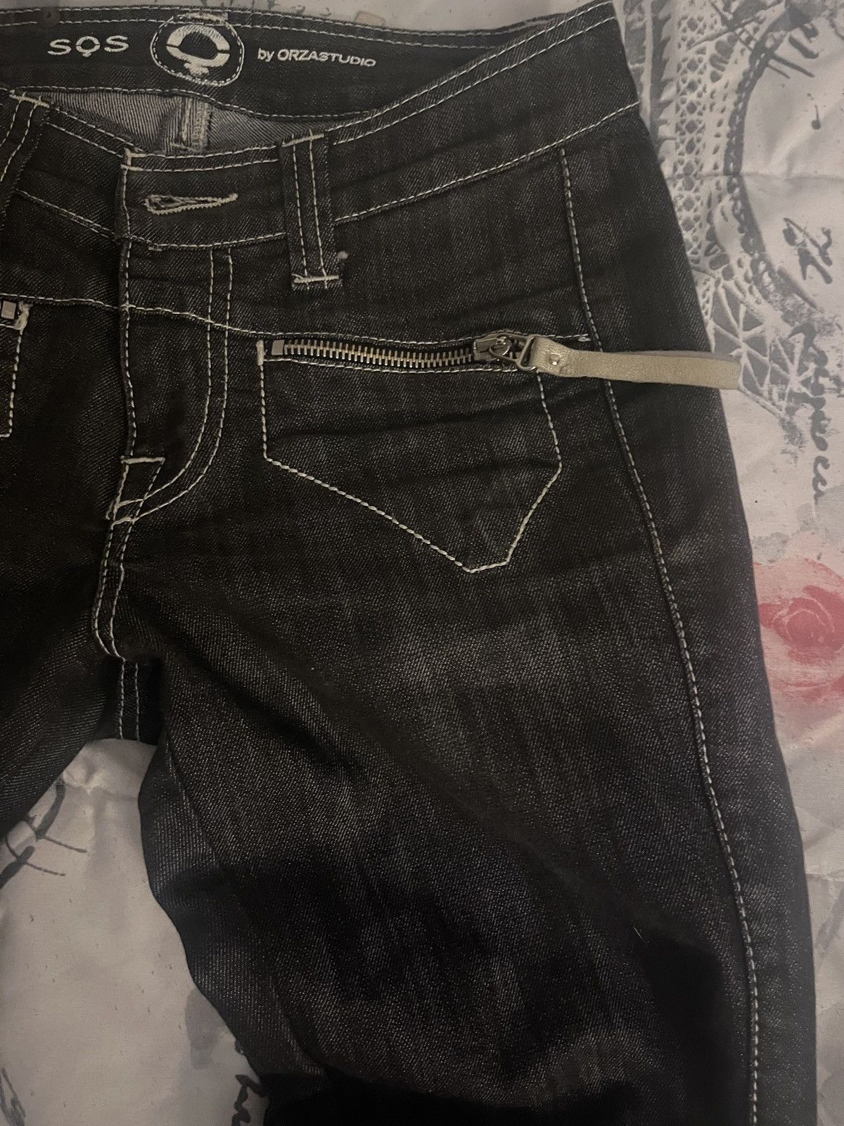 Japanese Brand slim japanese zipper denim Size US 29 - 3 Thumbnail