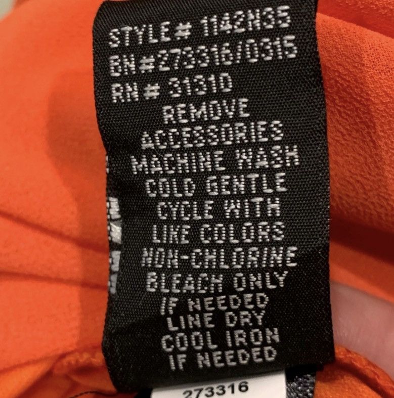 Other iZ Byer Tangerine Sheer Swing Dress Sz XL Pleated Halter Size XL / US 12-14 / IT 48-50 - 6 Thumbnail
