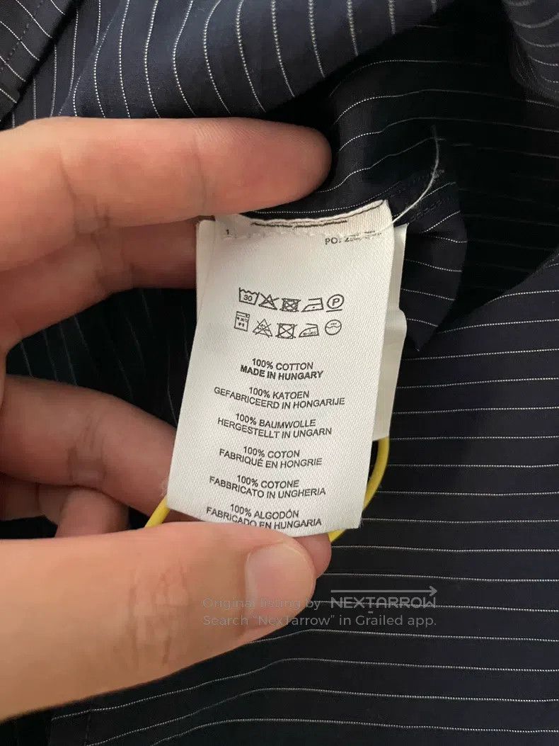 Dries Van Noten Dries Van Noten Blue Striped Shirt Size US S / EU 44-46 / 1 - 7 Thumbnail