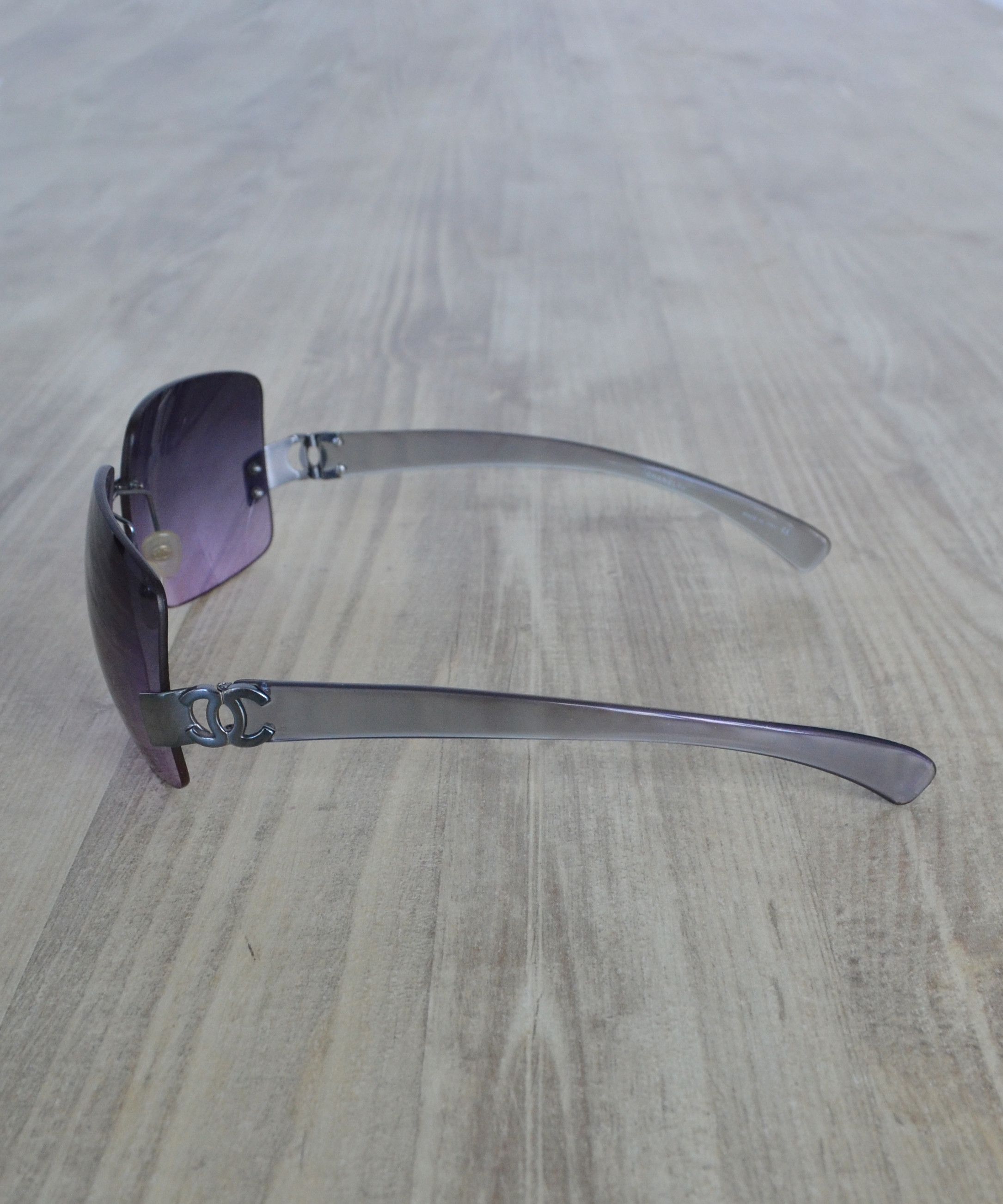 Chanel CHANEL Sunglasses Logo Metal CC Glasses 4048 Vintage Size ONE SIZE - 7 Thumbnail
