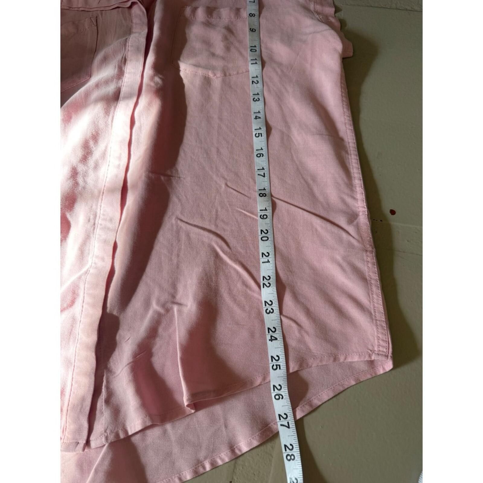 Other Jachs Girlfriend Pink Short Sleeve Button Down Shirt Size L Size L / US 10 / IT 46 - 8 Thumbnail