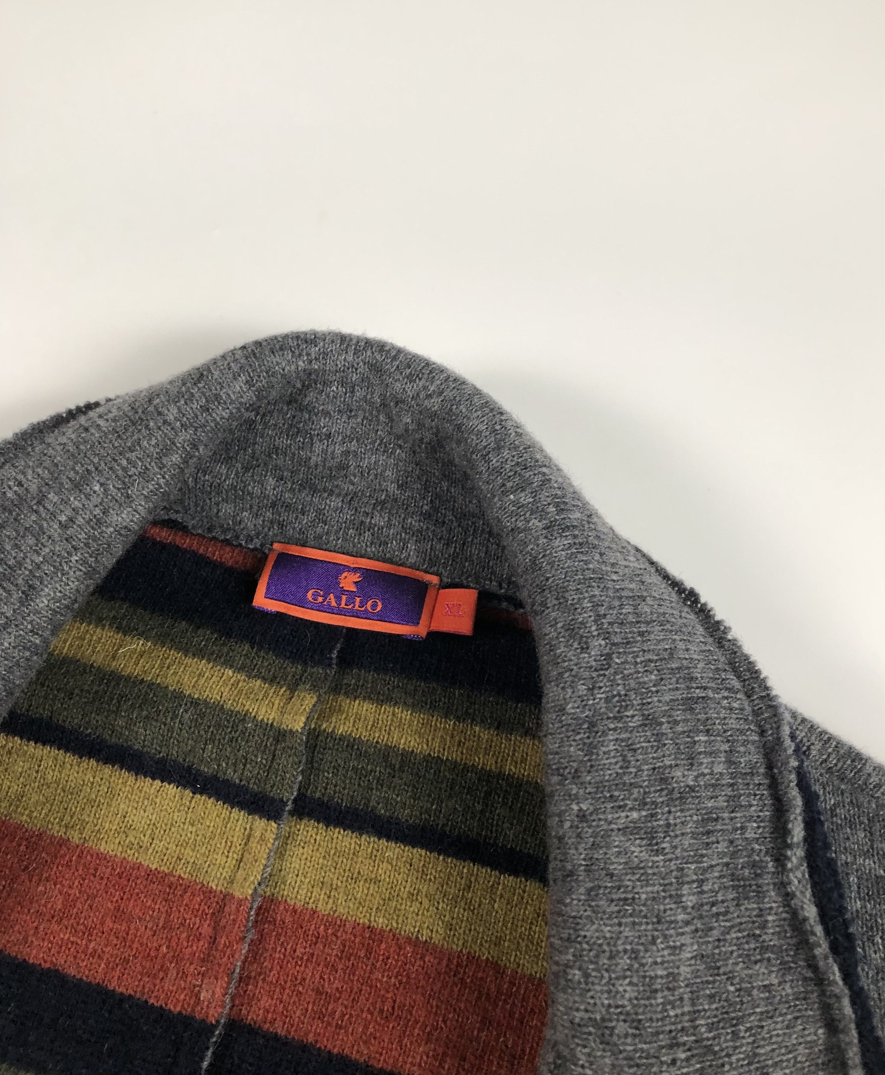 Other Gallo Wool-Blend Unfinished Edges Blazer Size 52R - 3 Thumbnail