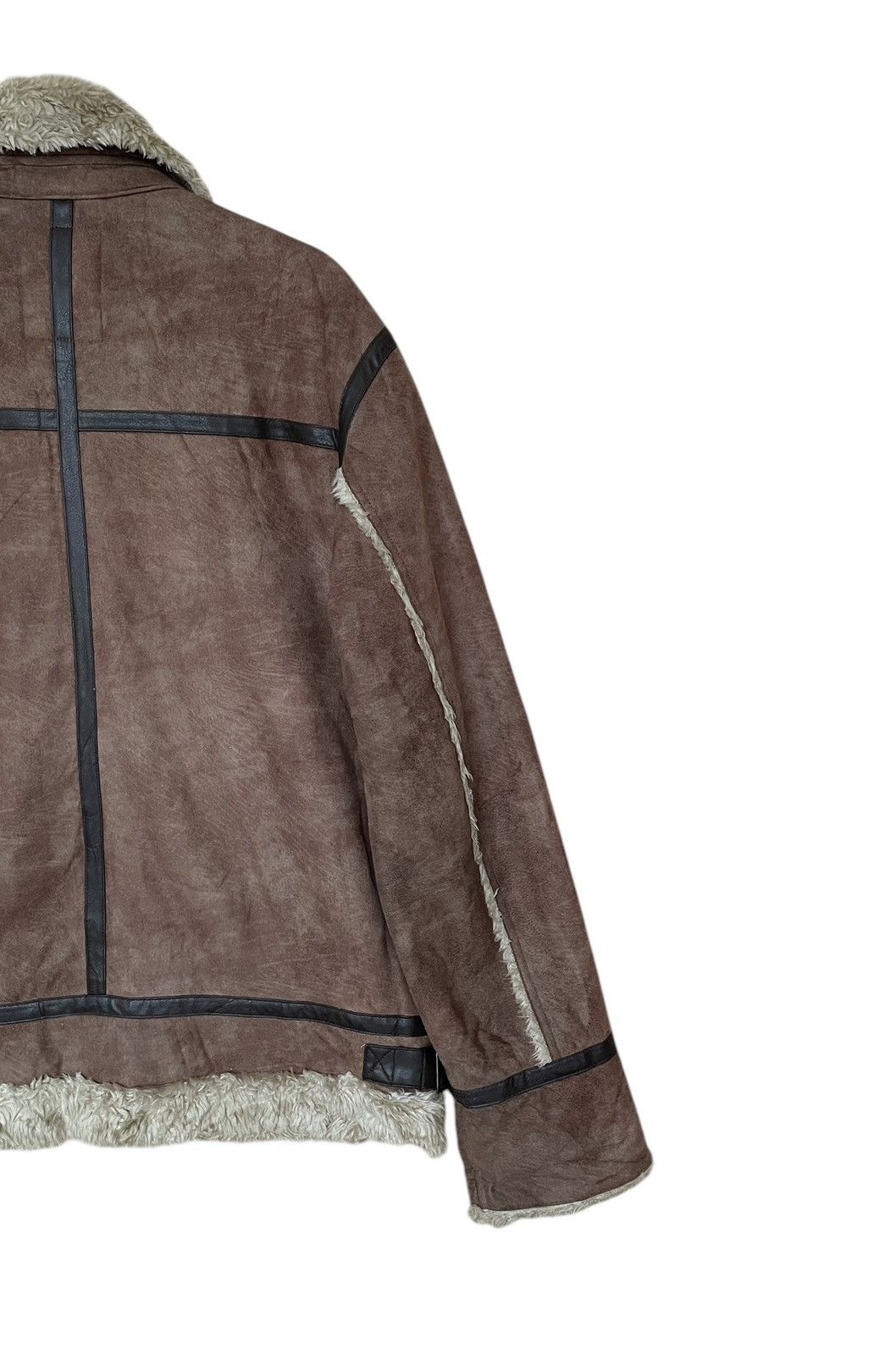Japanese Brand Vintage Japanese Brand Kissmark B-3 Shearling Jacket 2000s Size US L / EU 52-54 / 3 - 7 Thumbnail