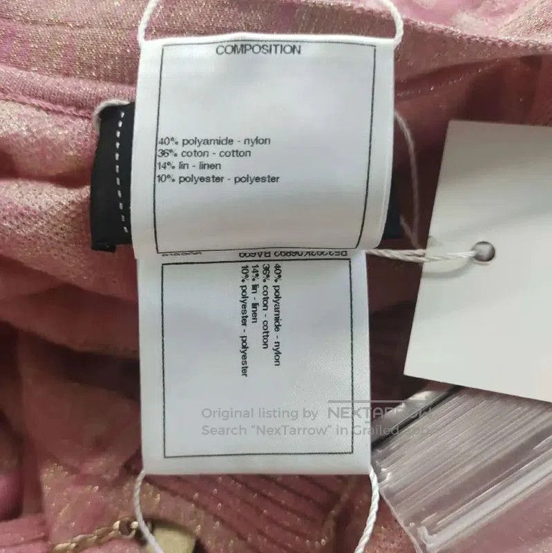 Chanel Chanel Pink Polyester Women's Cardigan . Size L / US 10 / IT 46 - 3 Thumbnail