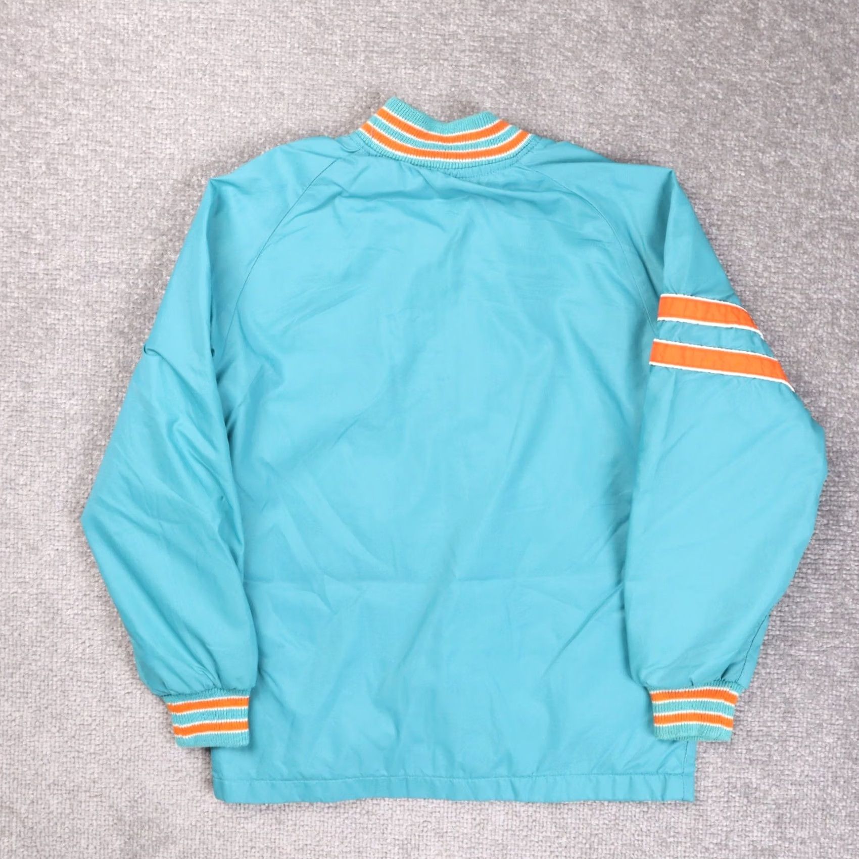 Sears VINTAGE Sears Boys Size 10 Miami Dolphins Football Jacket 70s 80s Blue Size US M / EU 48-50 / 2 - 4 Thumbnail