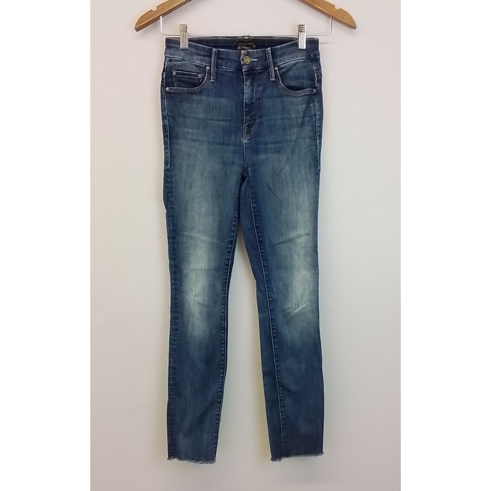 MOTHER Mother Jeans High Waist Looker Women's 24 Medium Wash Ankle Size 24" / US 00 / IT 34 - 2 Thumbnail