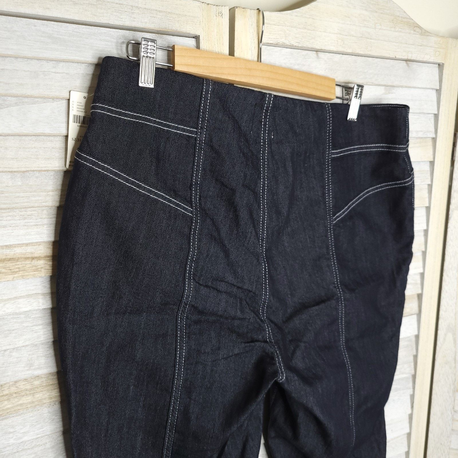 Anthropologie MAEVE Womens Anthropologie High Rise Straight Leg Jeans 31T Size 34" / US 12 / IT 48 - 6 Thumbnail
