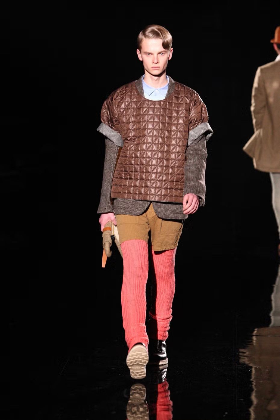 PHENOMENON PHENOMENOM AW12 Reversible Quilted Short-Sleeve Top Size US L / EU 52-54 / 3 - 2 Thumbnail