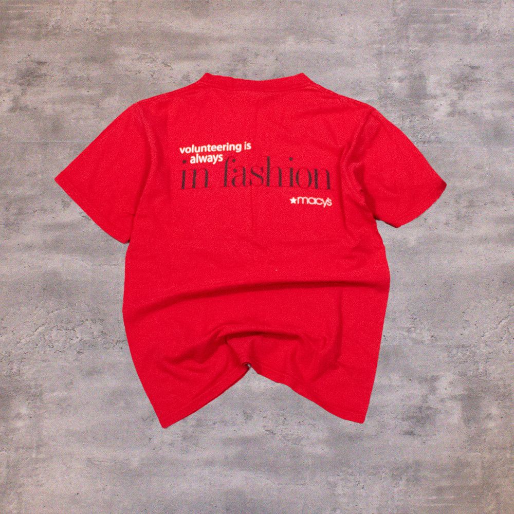 Anvil Y2K 2000's Anvil The Magic Of Macy's Volunteering Promo Double Stitch Red T-Shirt Size US S / EU 44-46 / 1 - 2 Thumbnail