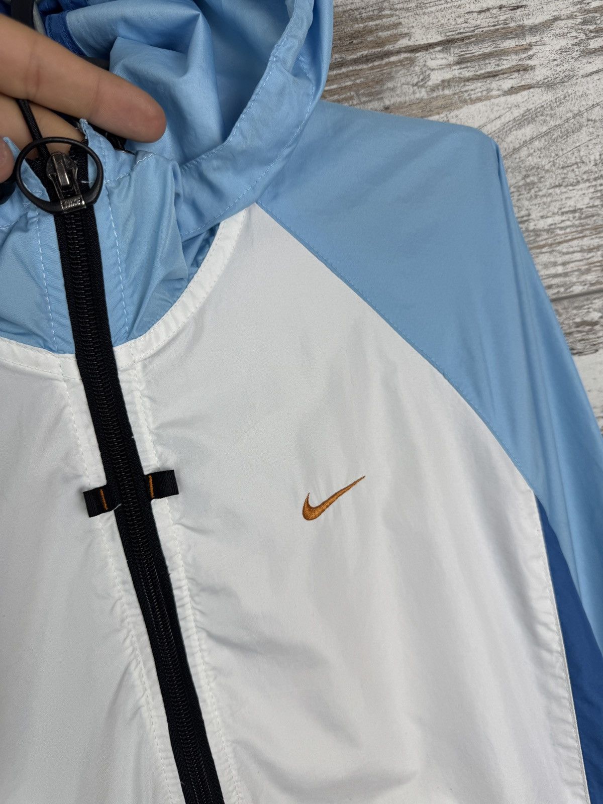 Nike × Vintage Mens Vintage Nike nylon track jacket swoosh Olympic y2k rare Size US S / EU 44-46 / 1 - 6 Thumbnail