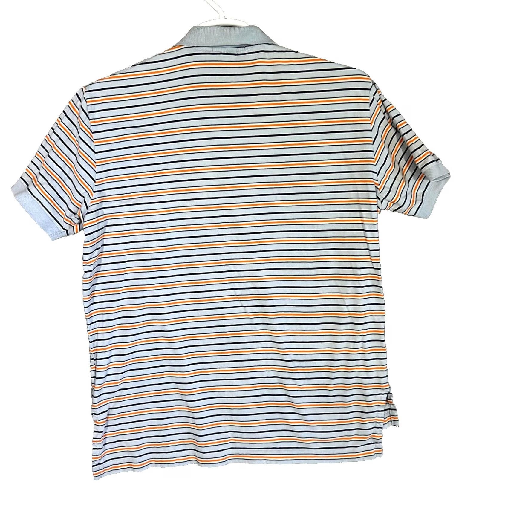 Polo Ralph Lauren Polo Ralph Lauren Men's Polo Shirt Large Blue Multi-Color Striped 100% Cotton Size US L / EU 52-54 / 3 - 2 Thumbnail