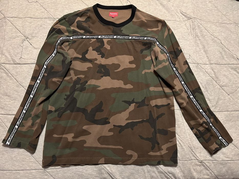 Supreme camo sales long sleeve